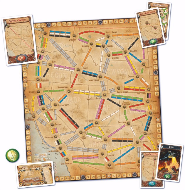 Les Aventuriers du Rail : France et Old West (Extension) – Image 4