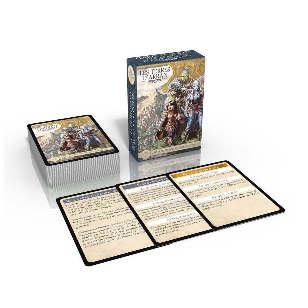 Terres d'Arran : Cartes de réussites et échecs critiques – Image 2