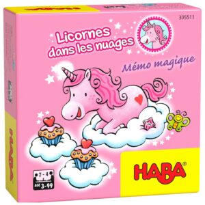 Licornes dans les Nuages  Mémo Magique