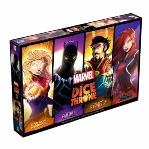 DICE THRONE MARVEL – Black Panther, Captain Marvel, Black Widow, Dr Strange