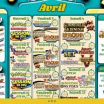 Bienvenue en Avril et voici notre calendrier « Instant Ludique » !